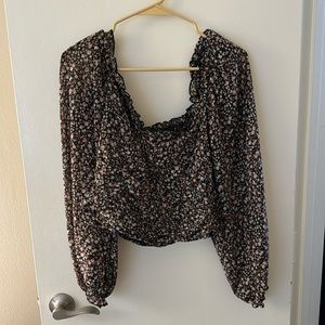 ASTR the label floral blouse